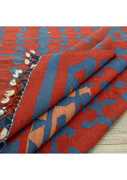 Ihlara El Dokuma Kırmızı Kilim 195X281 cm