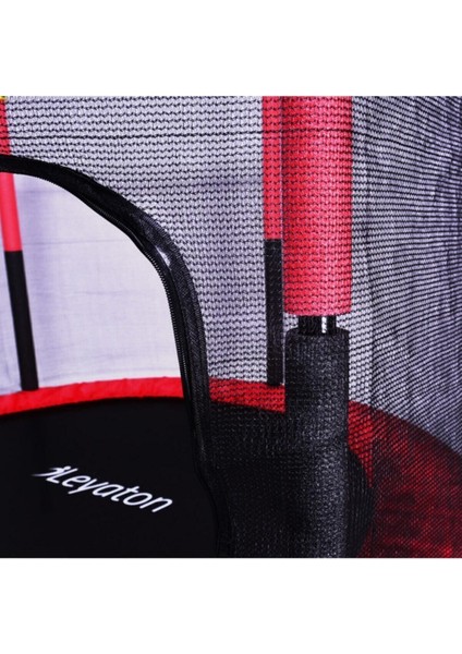 Fileli Büyük Boy Trambolin 140 cm Çap Kırmızı