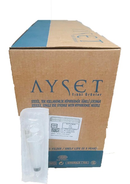 2ml Enjektör Dental (0.40X50MM) (27G*2 )2cc 3p Uzun 250 Adet