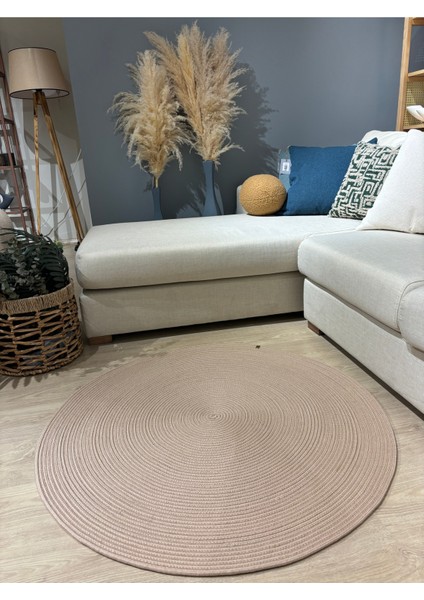 Jüt Yuvarlak Hasır Görünümlü Klasik Halı Kilim modelleri