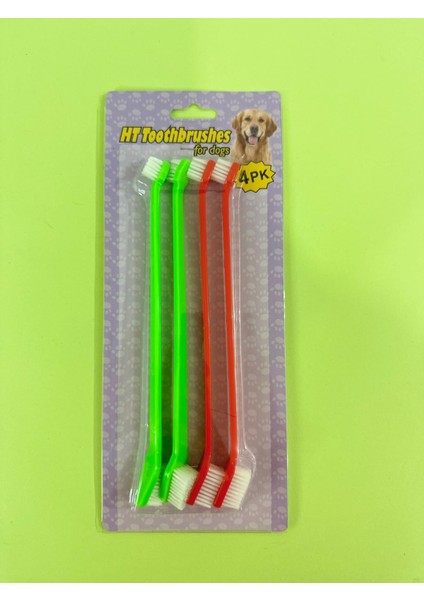 ÇIFT TARAFLI HAYVAN DIŞ FİRÇASI 4 LÜ SET fırsatları