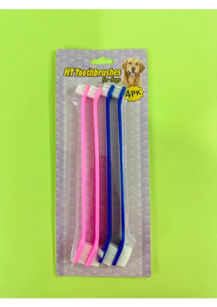 ÇIFT TARAFLI HAYVAN DIŞ FİRÇASI 4 LÜ SET indirimleri