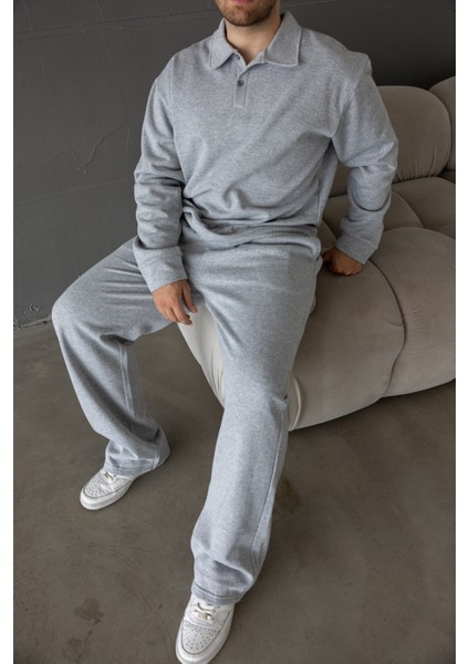 Erkek Oversize Alt-Üst 3 Iplik Şardonlu Baggy Eşofman Takımı modelleri