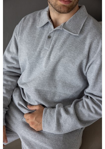 Erkek Oversize Alt-Üst 3 Iplik Şardonlu Baggy Eşofman Takımı fırsatları