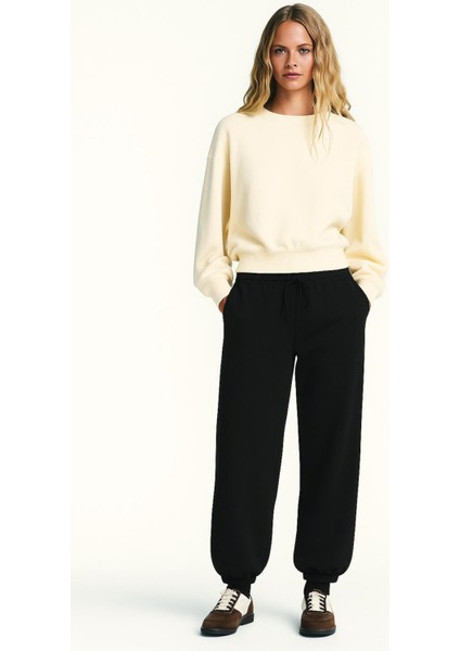 Pamuklu Relaxed Jogger Pantolon