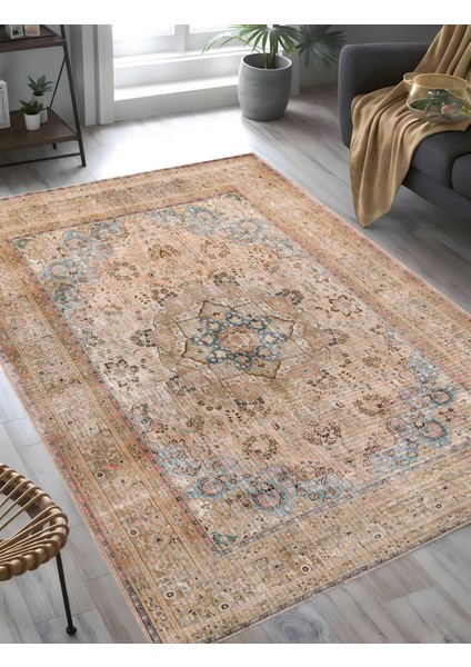|vintage Eskitme Tarz Otantik Minimalist Kahve |yıkanabilir Halı fiyatları