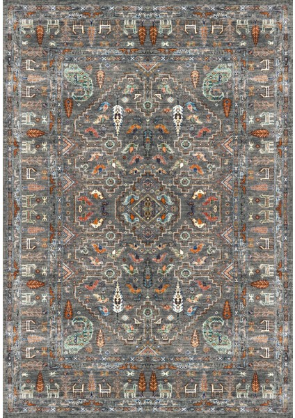 |vintage Eskitme Tarz Otantik Minimalist Gri |yıkanabilir Halı fırsatları