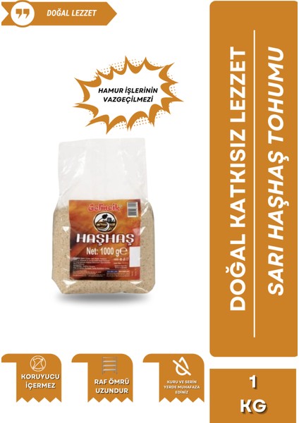 Sarı Haşhaş Tohumu 1 kg