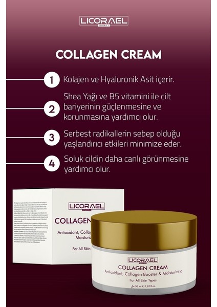 Collagen Cream Günlük Bakım Kremi 50ml modelleri