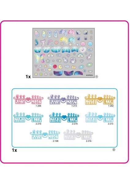 35060 Aquabeads Sihirli Atlar ve Yıldızlar - Yedek Tırnak Paketi +4 Yaş modelleri