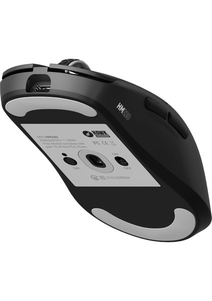HM220 1k Hz 12000 Dpı Tri-Mode Kablosuz/bluetooth Siyah Gaming Mouse indirimleri