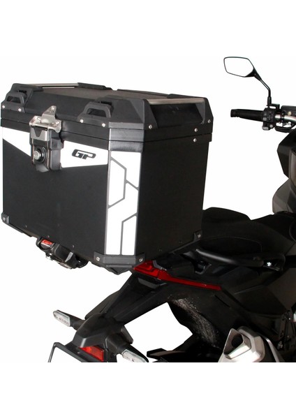 Universal 37 Lt Alüminyum Motosiklet Çantası Siyah indirimleri