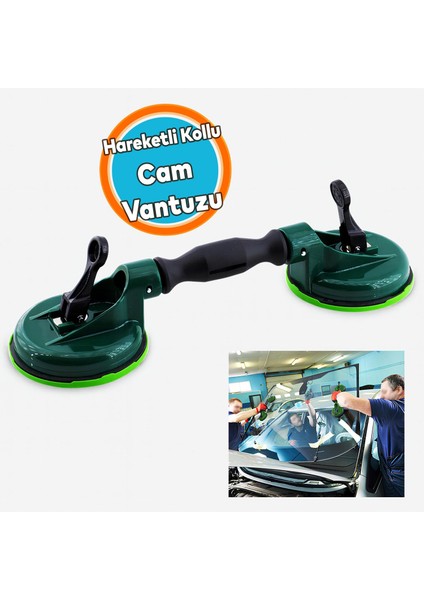 Plastik Çiftli Vantuz Cam Vakumlu Fayans Ahşap Tutucu Taşıma Araba Kaporta Göcük 2'li Çektirme