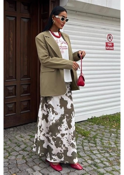 Ince Deri Kemerli Chanel Saten Etek 4050