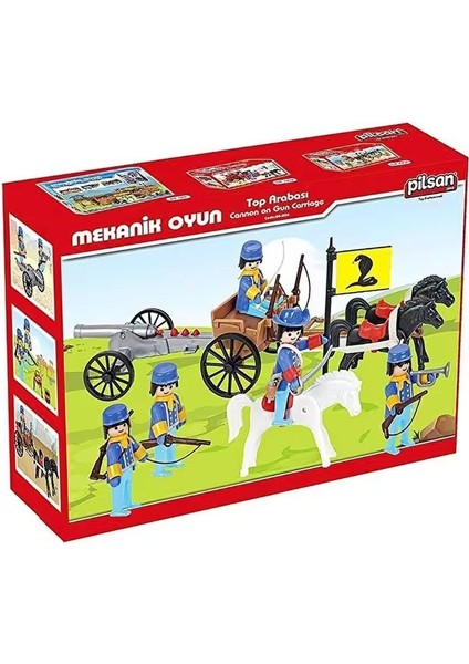 04 004 Mini Mekanik Seri 4 Top Arabası -Pilsan Oyuncak