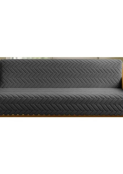 1 Adet Royam Peluş Pamuklu Sünger Tabanlı Kaymaz Koltuk Çekyat Örtüsü 160 x 210