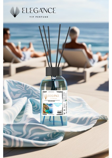 Akdeniz Esintisi (Egenin Tazeliği) Reed Diffuser Bambu Çubuklu Oda Kokusu (55 Ml)