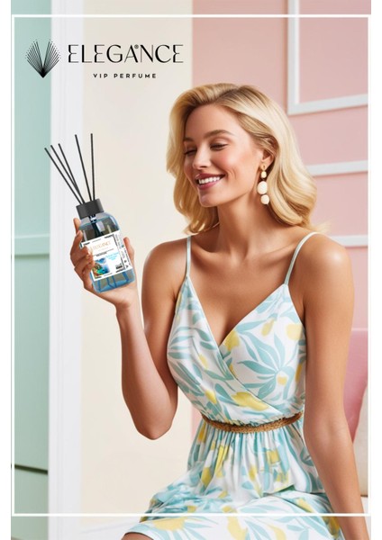 Akdeniz Esintisi (Egenin Tazeliği) Reed Diffuser Bambu Çubuklu Oda Kokusu (55 Ml)