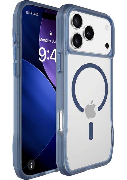 Buff iPhone 17 Pro Magsafe Octa Shield Kılıf Blue