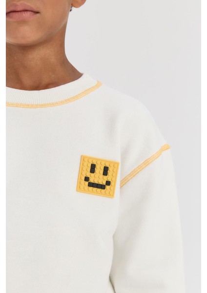 Bg Store Erkek Çocuk Ekru Sweatshirt modelleri