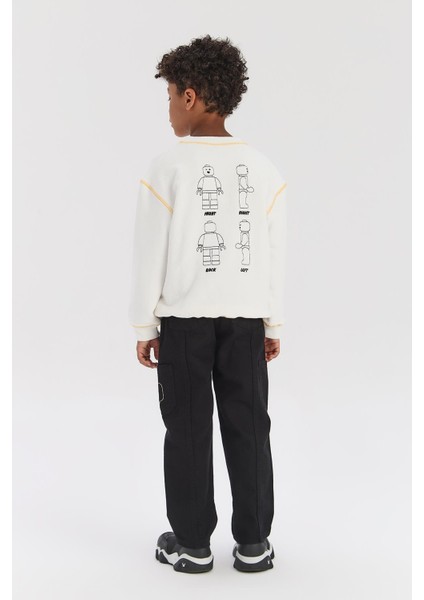 Bg Store Erkek Çocuk Ekru Sweatshirt fırsatları