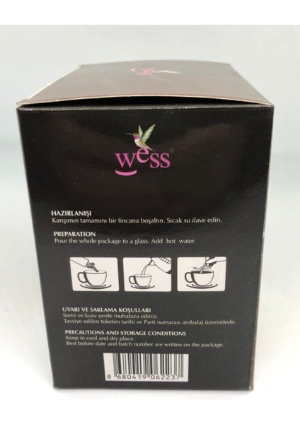 Çözünebilir Kahve 20x2 g Guarana ve Mate İçerikli Doğal Enerji Destekli Karışım