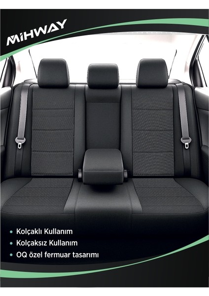 Mg 4 Oto Koltuk Kılıfı Ön Arka Tam Set Mihway Betelgeuse Serisi
