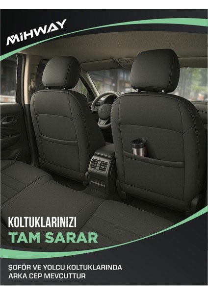 Subaru Levorg Oto Koltuk Kılıfı Ön Arka Tam Set Mihway Betelgeuse Serisi