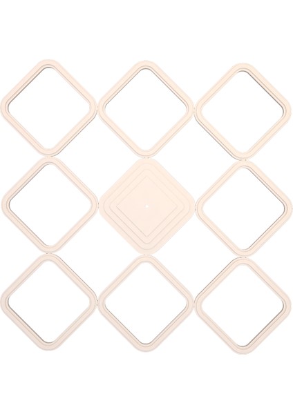 Lamba Tavan Göbeği MODÜLER-KARE-EGIMLI-DÜZ-9-PARÇA-56C