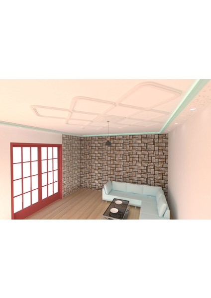 Lamba Tavan Göbeği MODÜLER-KARE-EGIMLI-DÜZ-9-PARÇA-56C fiyatları