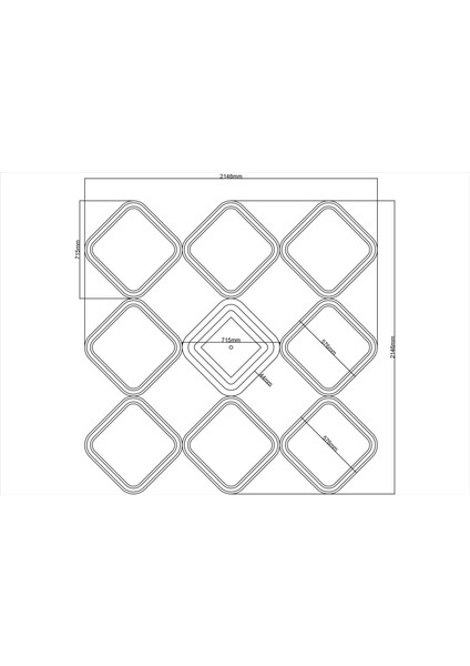 Lamba Tavan Göbeği MODÜLER-KARE-EGIMLI-DÜZ-9-PARÇA-56C modelleri