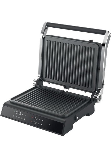 TG-PRO500 Siyah 2000W Dijital Ekranlı Tost & Izgara Makinesi Çıkarılabilir Plaka indirimleri