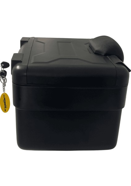 XT69X-B 30/40 Litre Motosiklet Arka Çanta Genişleyebilen Siyah Su Geçirmez Tak Çıkart Özellikli ABS