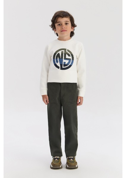 Bg Store Erkek Çocuk Yeşil Pantolon