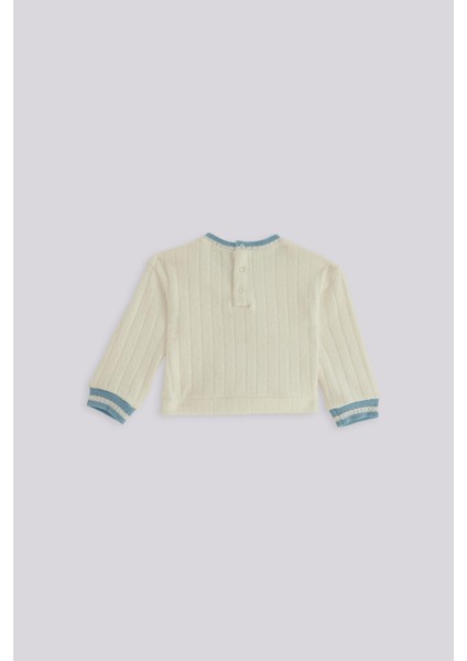 Bg Store Kız Bebek Beyaz Sweatshirt modelleri