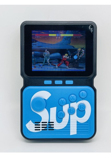YS3 Taşınabilir Retro El Atarisi 900 Oyunlu TV Uyumlu Mavi Yüksek Performanslı Çok Oyunculu Konsol modelleri