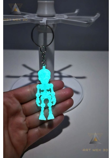 Iskelet Figür Anahtarlık (Fosforlu ve Noel)