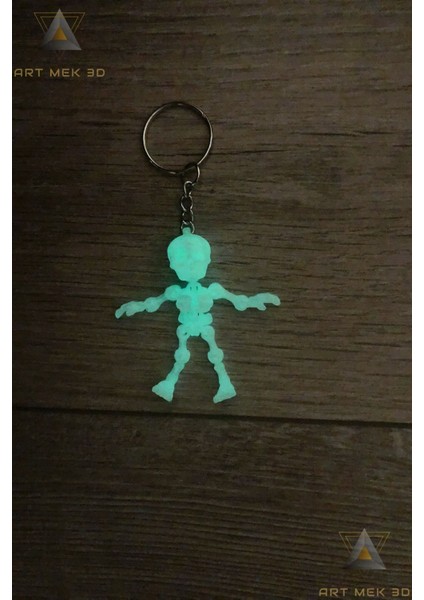 Iskelet Figür Anahtarlık (Fosforlu ve Noel) modelleri