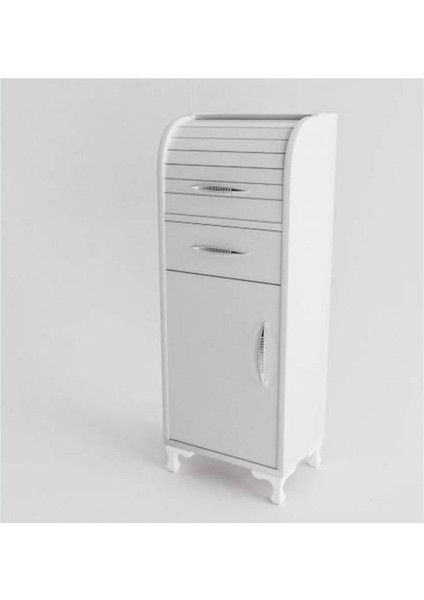 Powder Çok Amaçlı Melamin Kaplama Ekmek Dolabı 105x42x30 cm Kapaklı Çekmeceli Geniş Depolama fiyatları