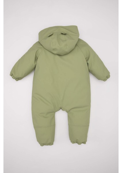 Erkek Bebek Su Geçirmez Kapüşonlu Fermuarlı Tulum Mont C7762A525AU indirimleri