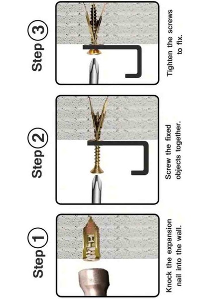 40 mm 40 Parça Alçıpan Dübeli+Vida fırsatları