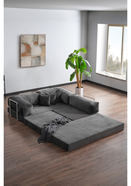 Legom Sera Aktivite Koltuğu Yatak Olabilen Çok Amaçlı Kanepe Koltuk Takımı Antrasit fırsatları