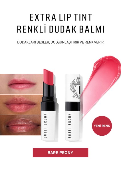 Extra Lip Tint Botanik Yağ Kompleksli Renkli Dudak Balmı - Bare Peony 716170346366 fiyatları