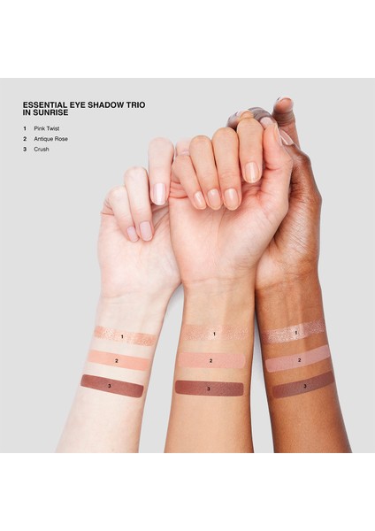 Essential Eye Shadow Palette - Üç Renkli Göz Farı Paleti - Sunrise 6g