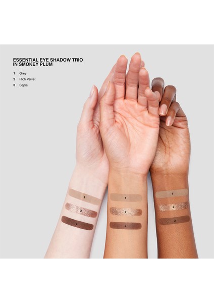 Essential Eye Shadow Palette - Üç Renkli Göz Farı Paleti - Smokey Plum 6g