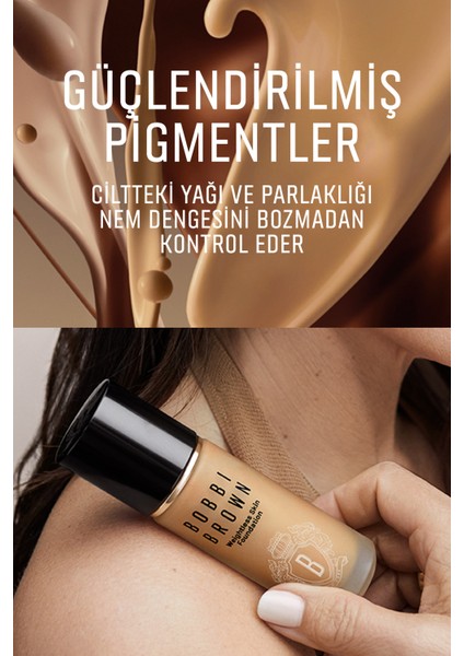 Weightless Skin 24 Saat Kalıcı Likit Fondöten SPF 15 - Doğal ve Mat Bitişli - Walnut - 30 ml