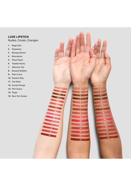 Luxe Lipstick Saten Bitişli Ruj - Retro Coral 716170260372