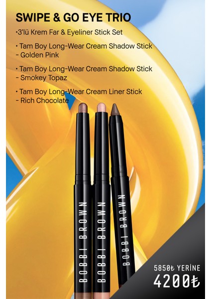 Swipe&Go Eye Trio - Üçlü Stick Far Seti 716170338859 modelleri