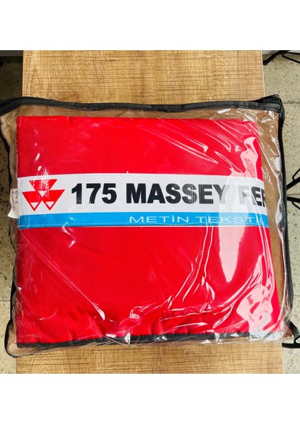Massey Ferguson 175 Uyumlu Düz Kırmızı Branda