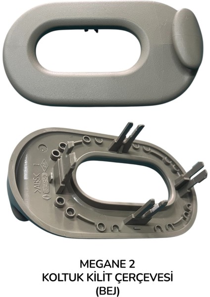 Megane 2 Koltuk Kilit Çerçevesi Bej 7701208834
